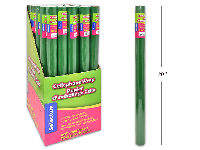 Cellophane Roll 20 X 12.5 - Green