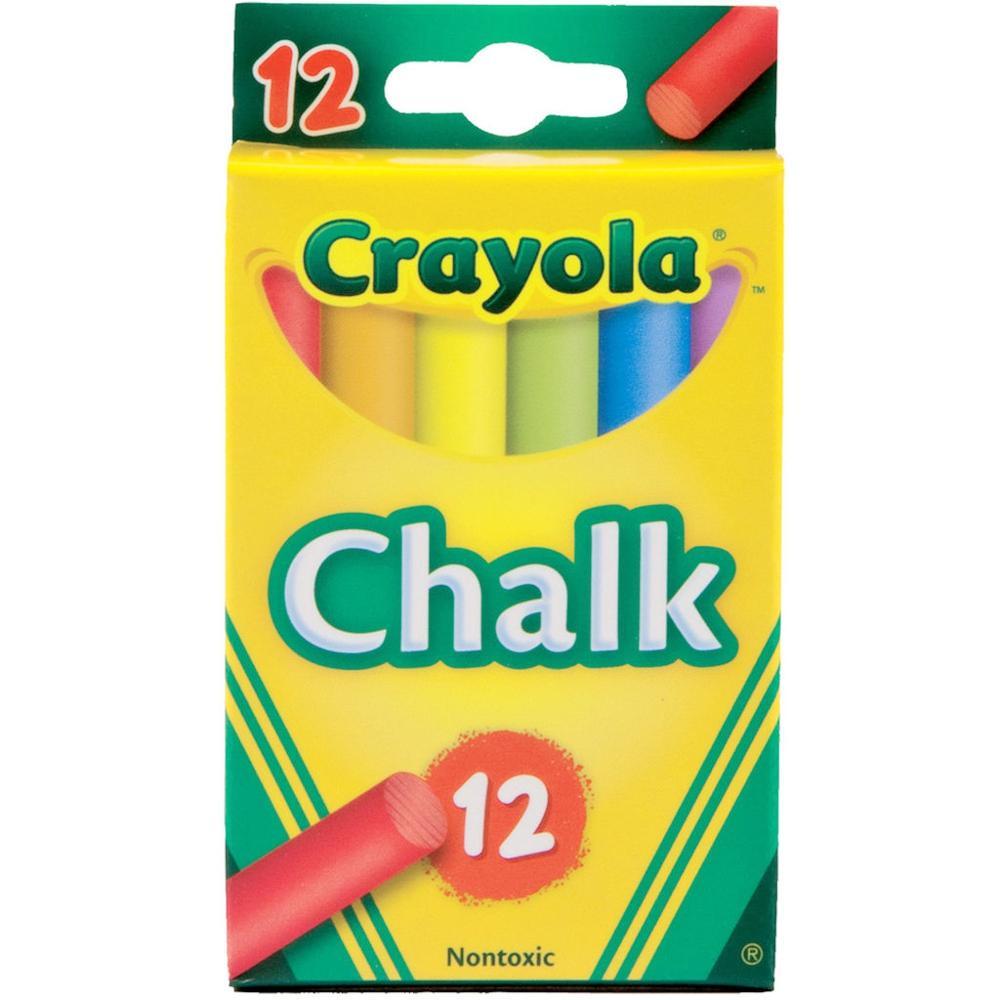 Crayola Coloured Chalk - 12 pack