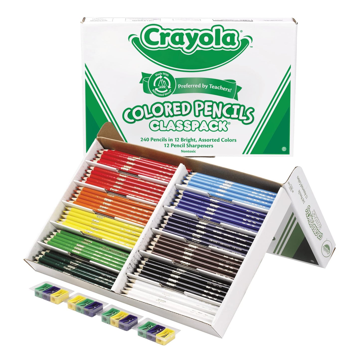 Crayola Coloured Pencils (20 x 12 Colours) - 240 Pack Classroom Set - ScholarsHub Canada