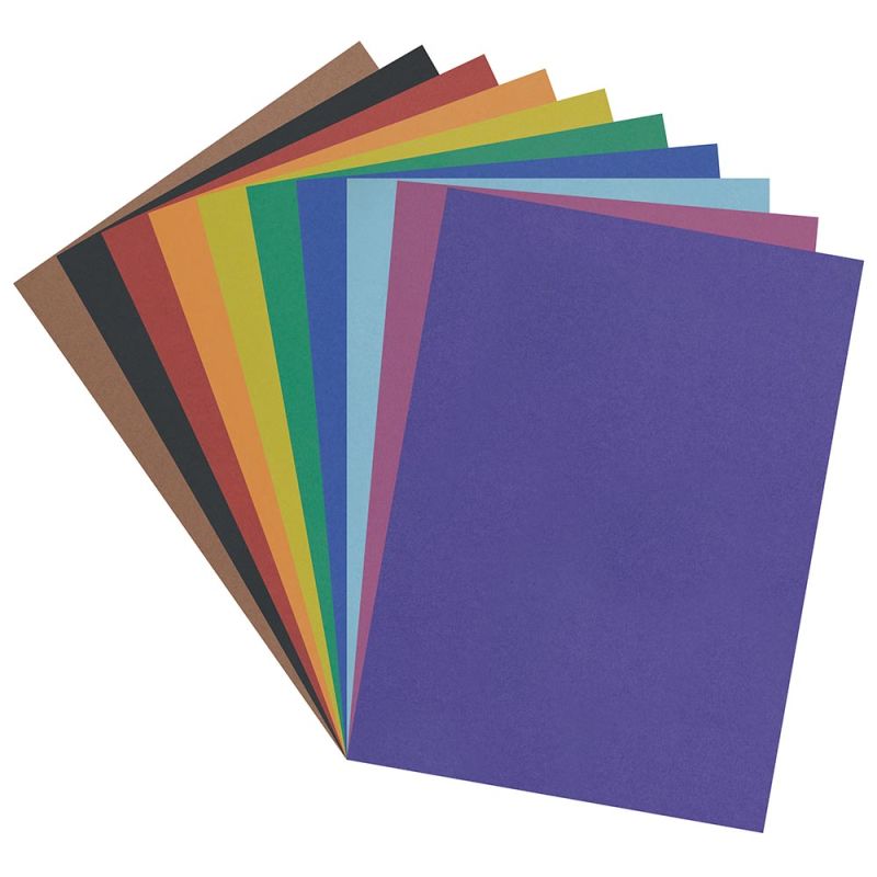 Pacon 4 Ply Poster Board (22 x 28) - Assorted Colours - 25 Sheets