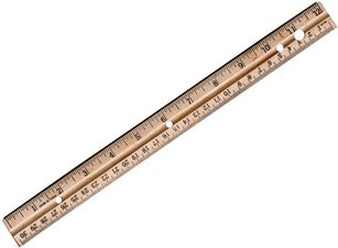 Selectum Metal Edge Wooden Ruler - ScholarsHub Canada