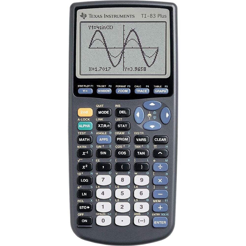 Texas Instruments Graphing Calculator TI-83 Plus - ScholarsHub Canada