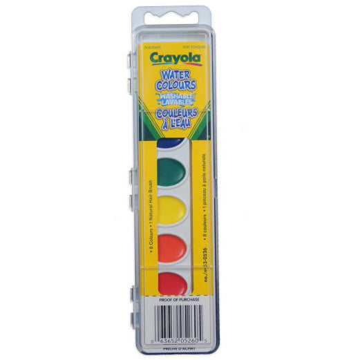 Crayola Washable Watercolor Paint Set
