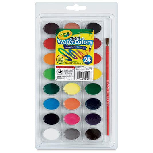 Crayola Watercolour Paint Set (24 colours)