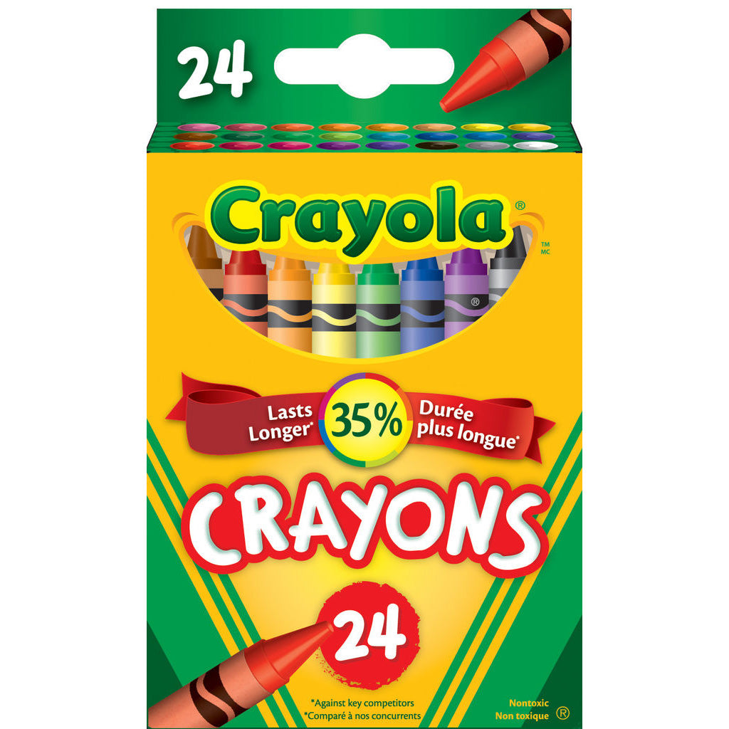 Crayola Wax Crayons - 24 pack