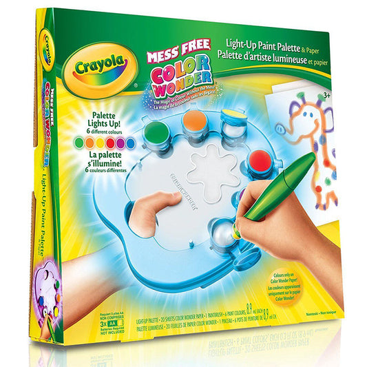 Crayola Colour Wonder Light-Up Paint Palette and Paper - ScholarsHub Canada