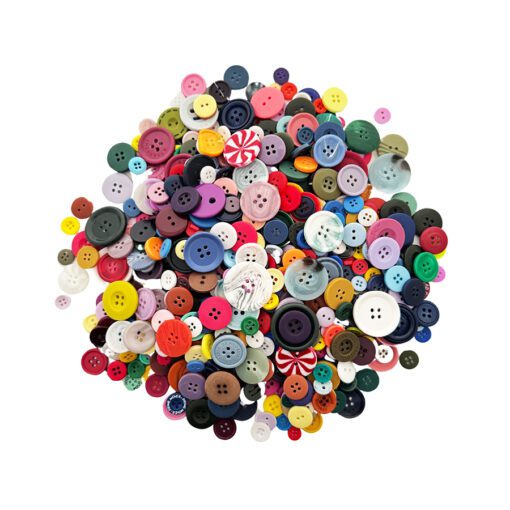 DBLG Bag of Buttons (1 lb) - Assorted Colours and Sizes