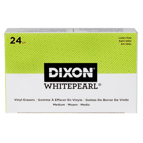 Dixon White Vinyl Eraser (Medium) - 24 Box - ScholarsHub Canada