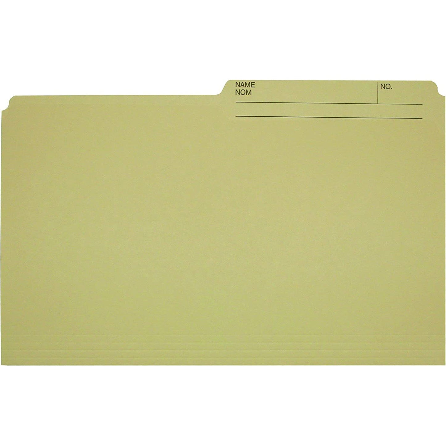 Hilroy File Folder Legal (1/2 Cut Tab) - Manila (SINGLE) - ScholarsHub Canada