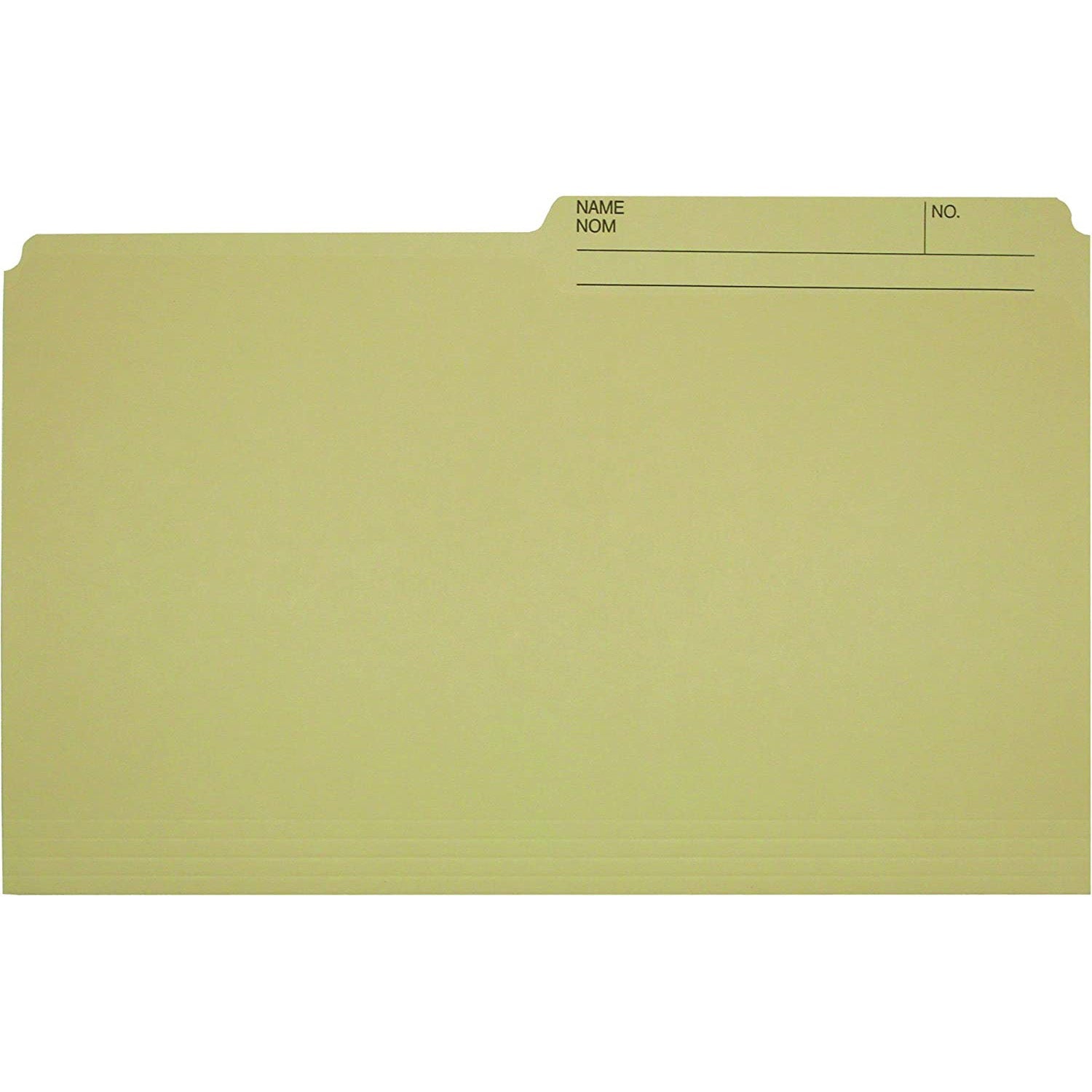 Hilroy File Folder Legal (1/2 Cut Tab) - Manila (SINGLE) - ScholarsHub Canada