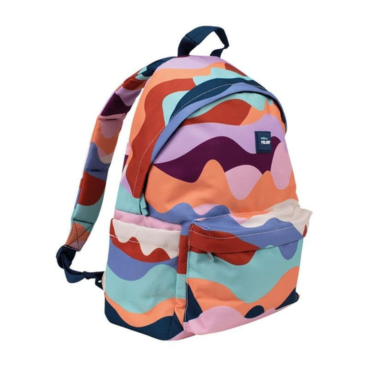 Milan 2-Zip Urban Backpack (22 L) - The Fun Series Multicolour