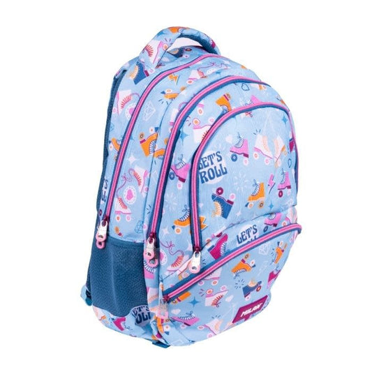 Milan 4-Zip Backpack (25 L) - Roller Skates