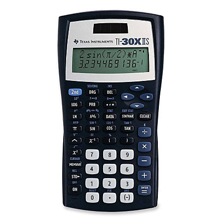 Texas Instruments Solar Scientific Calculator TI-30X IIS - ScholarsHub Canada