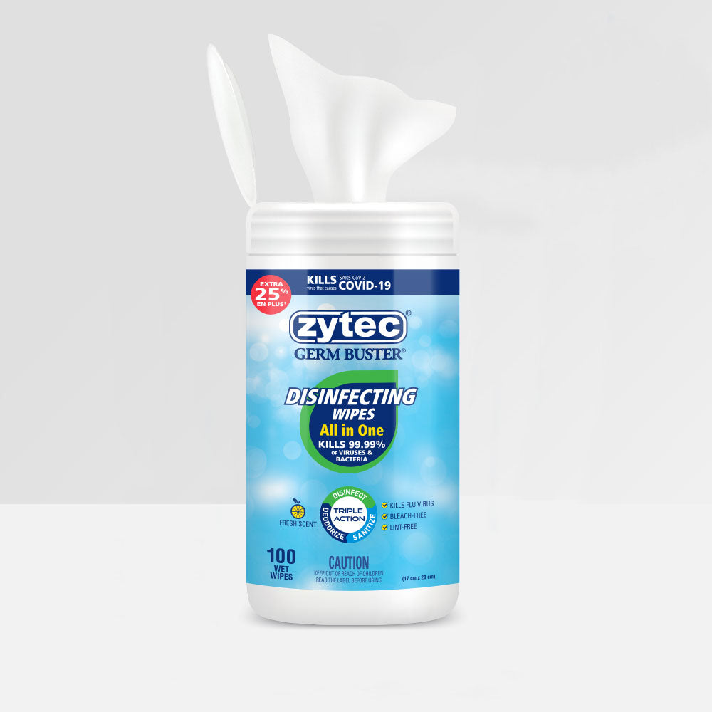 Zytec Disinfecting Wipes – All in One – 100 Wipes